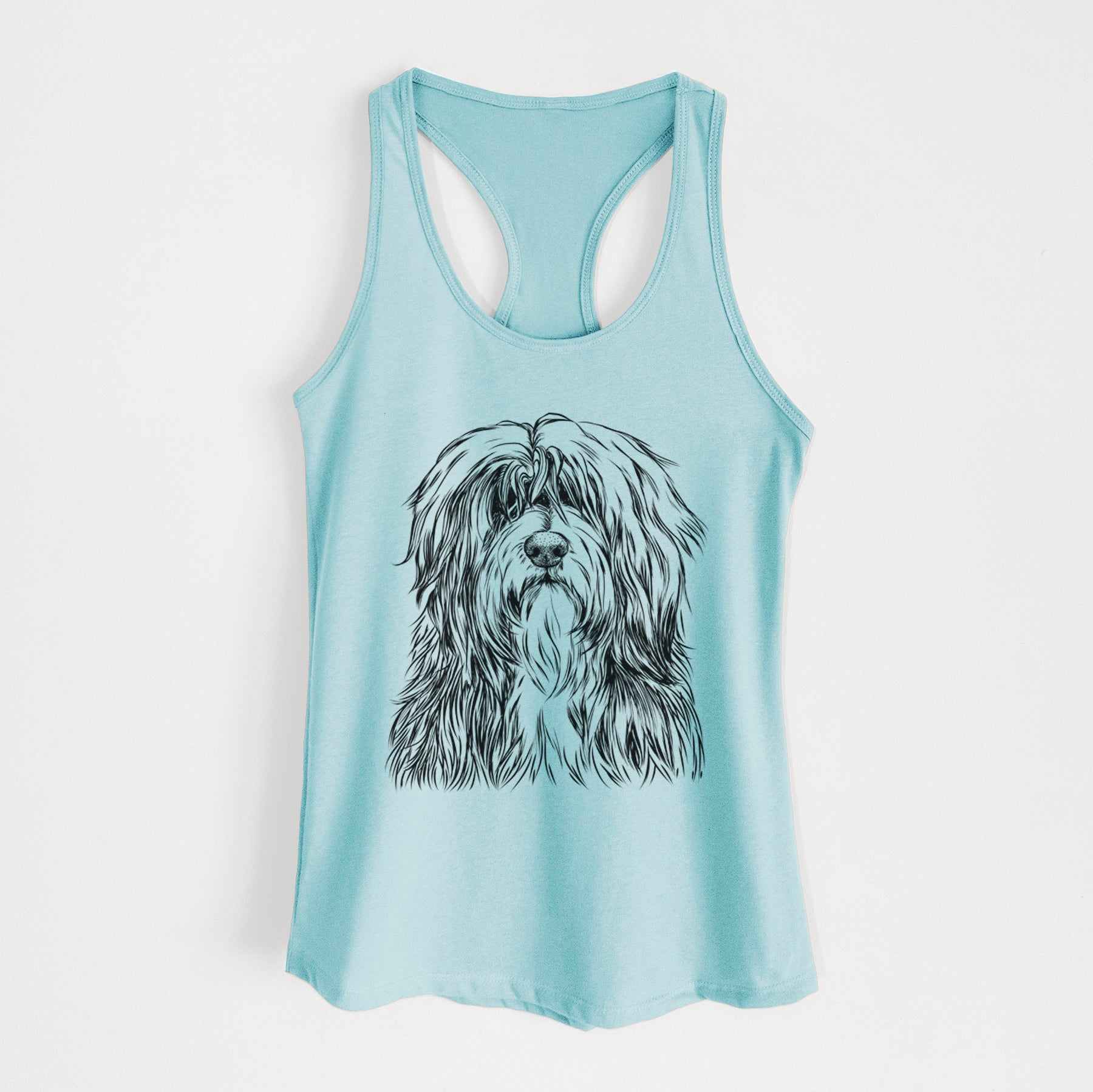 Otto the Polish Lowland Sheepdog - Women's Racerback Tanktop