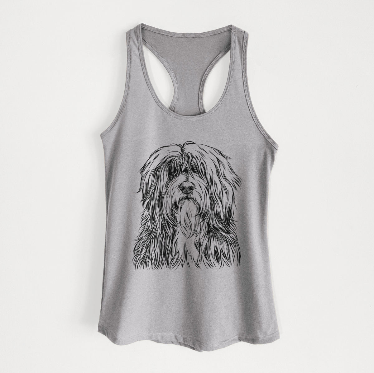 Otto the Polish Lowland Sheepdog - Women&#39;s Racerback Tanktop