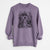 Bare Otto the Polish Lowland Sheepdog - Unisex Pigment Dyed Crew Sweatshirt