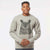 Bare Ozwald the Grey Horned Owl - Unisex Pigment Dyed Crew Sweatshirt