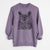 Bare Ozwald the Grey Horned Owl - Unisex Pigment Dyed Crew Sweatshirt