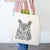 Ozwald the Grey Horned Owl - Tote Bag