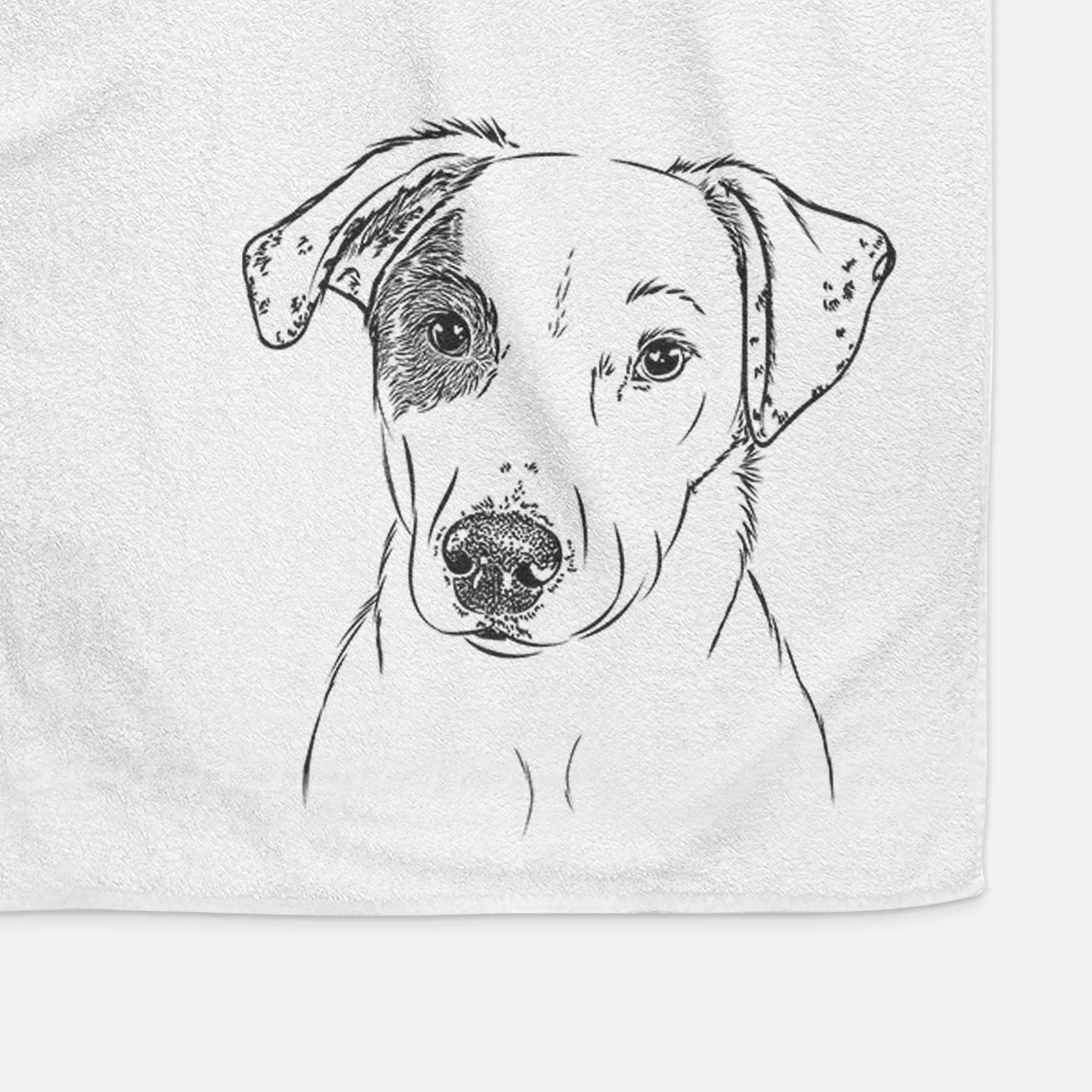 P-Pie the Mixed Breed Decorative Hand Towel