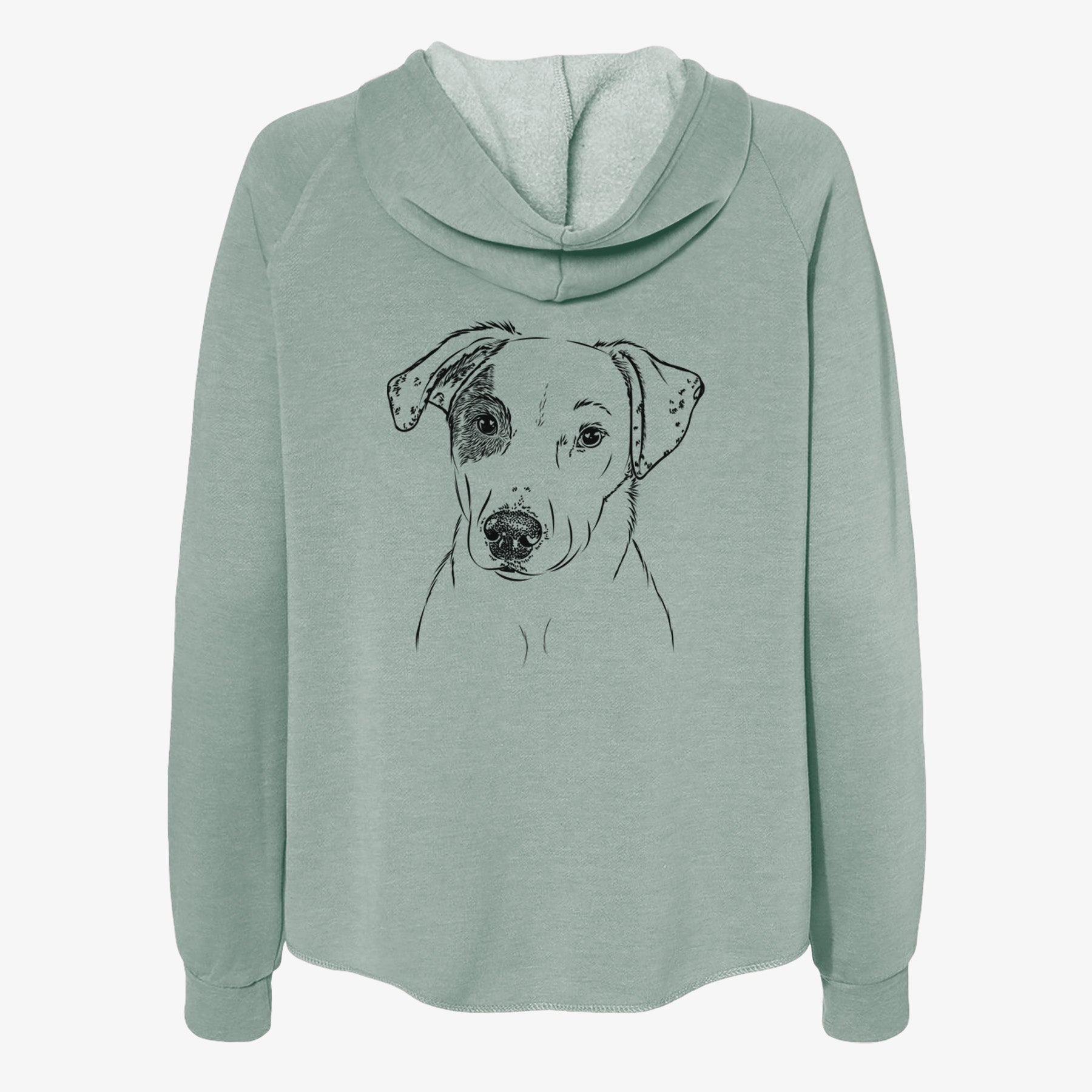 P Pie the Mixed Breed - Women's Cali Wave Zip-Up Sweatshirt