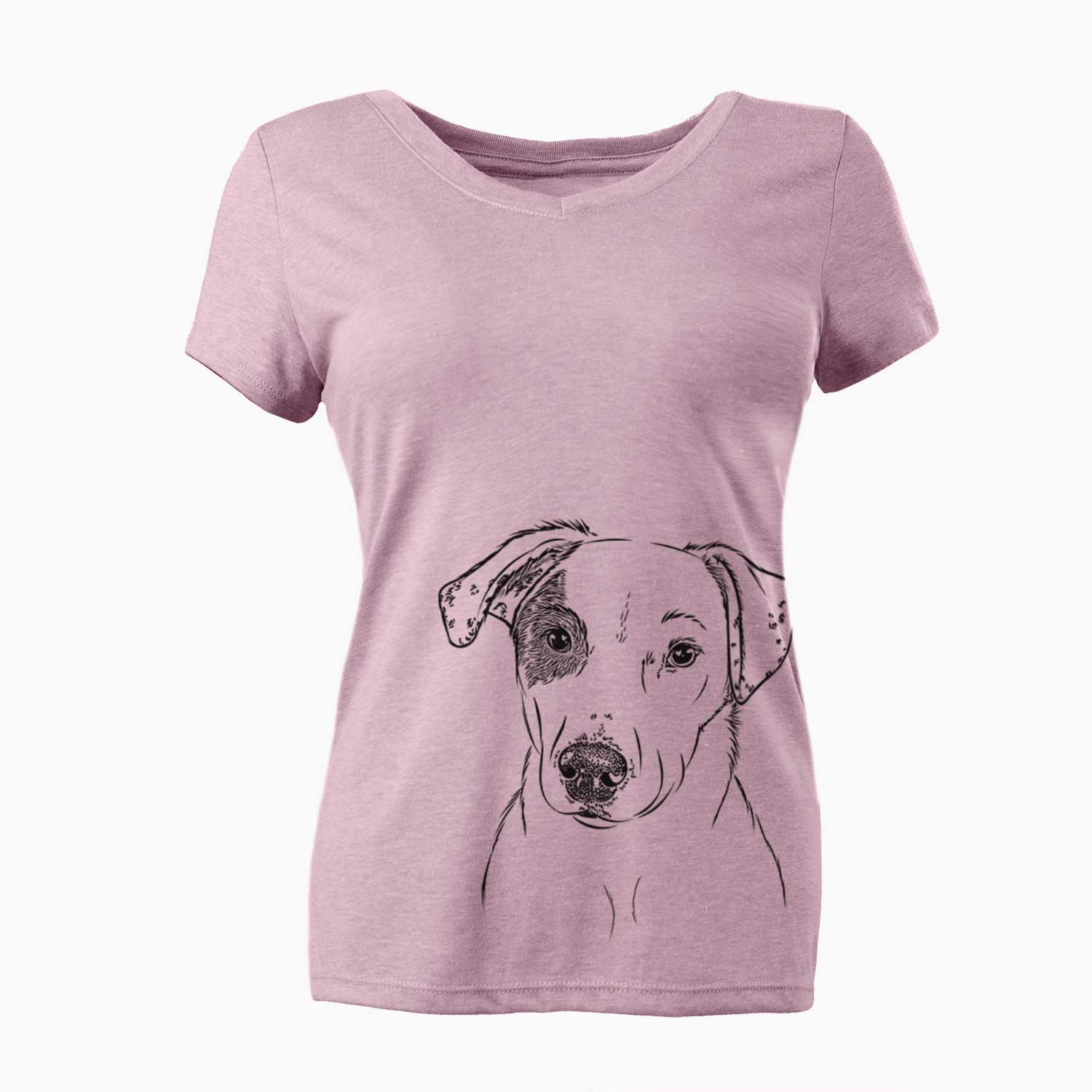 Bare P-Pie the Mixed Breed - Women's V-neck Shirt