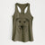 Padre the Pitbull Mix - Women's Racerback Tanktop