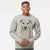 Bare Padre the Pitbull Mix - Unisex Pigment Dyed Crew Sweatshirt