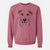 Bare Padre the Pitbull Mix - Unisex Pigment Dyed Crew Sweatshirt