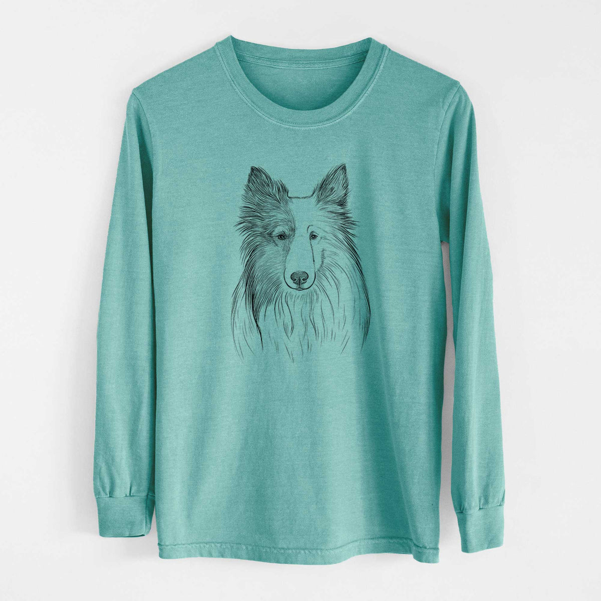 Bare Palin the Shetland Sheepdog - Heavyweight 100% Cotton Long Sleeve