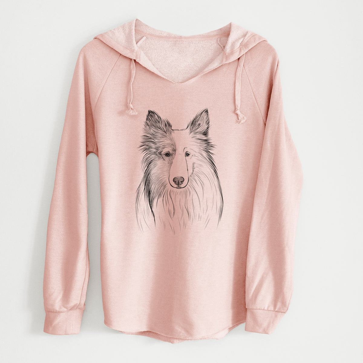 Bare Palin the Shetland Sheepdog - Cali Wave Hooded Sweatshirt