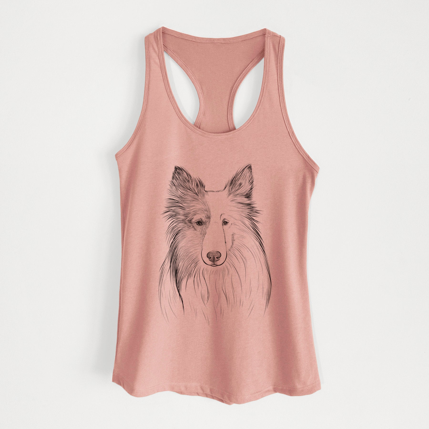 Palin the Shetland Sheepdog - Women's Racerback Tanktop