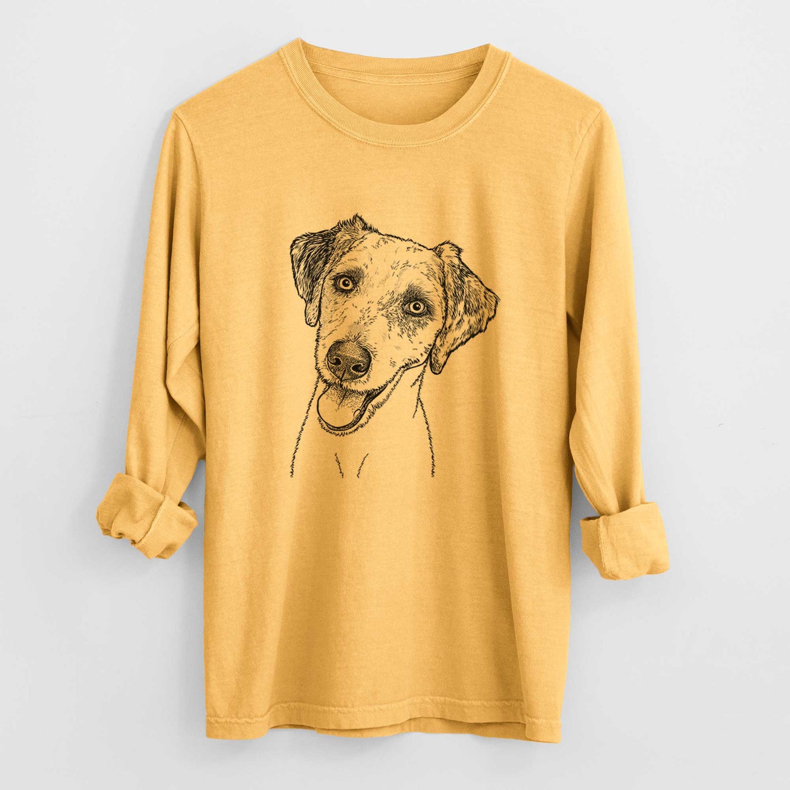 Bare Palm Palm the Aussiedoodle - Heavyweight 100% Cotton Long Sleeve