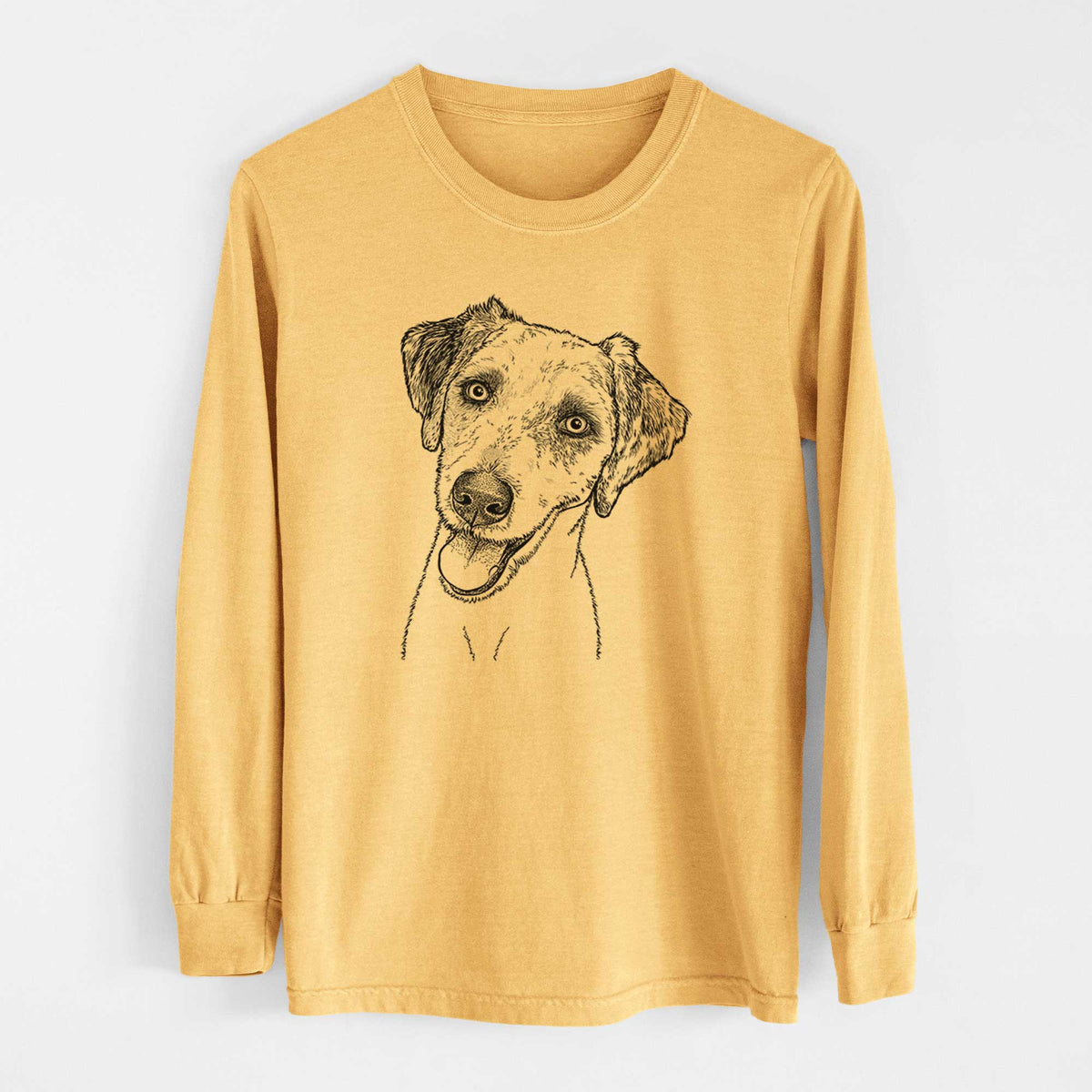 Bare Palm Palm the Aussiedoodle - Heavyweight 100% Cotton Long Sleeve