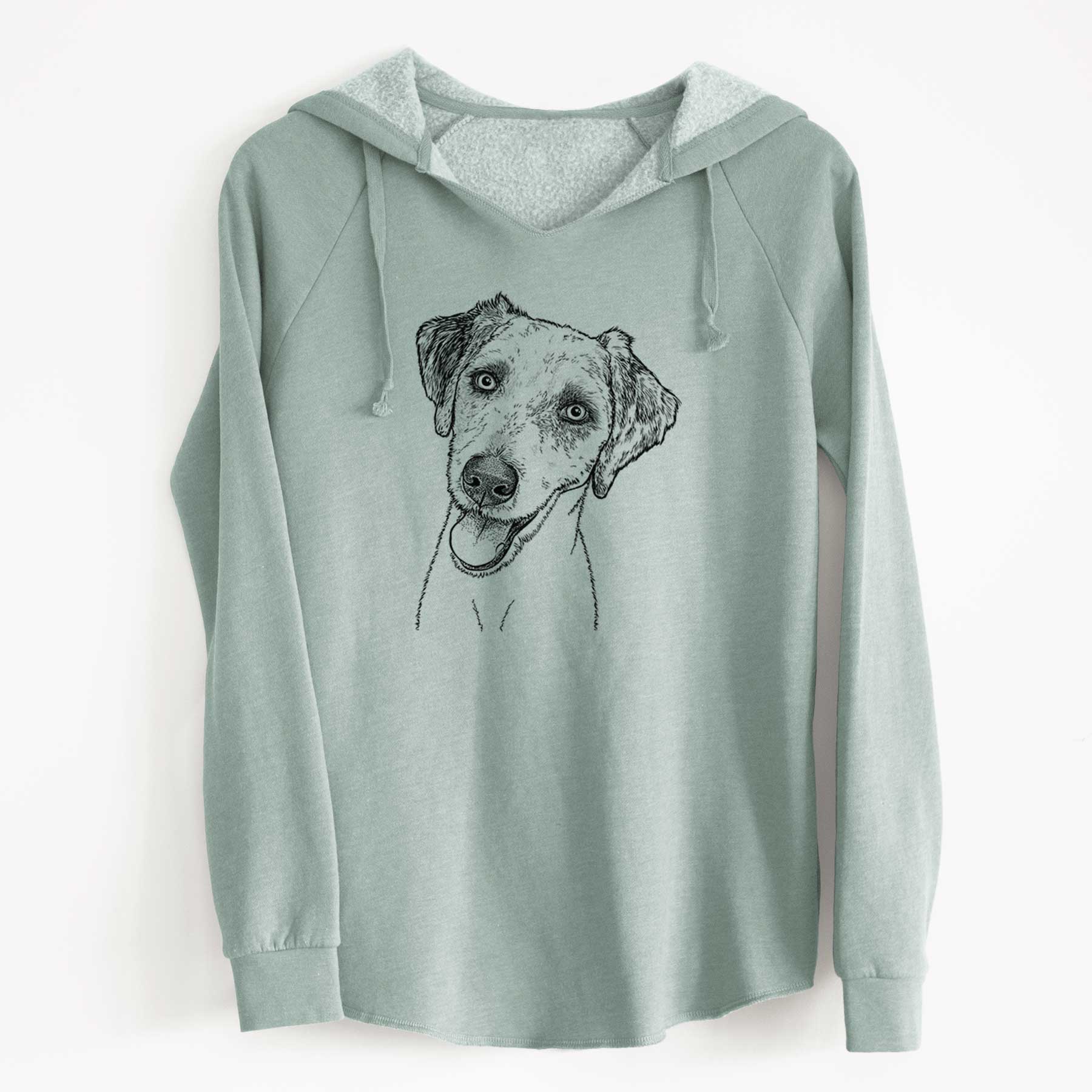 Bare Palm Palm the Aussiedoodle - Cali Wave Hooded Sweatshirt