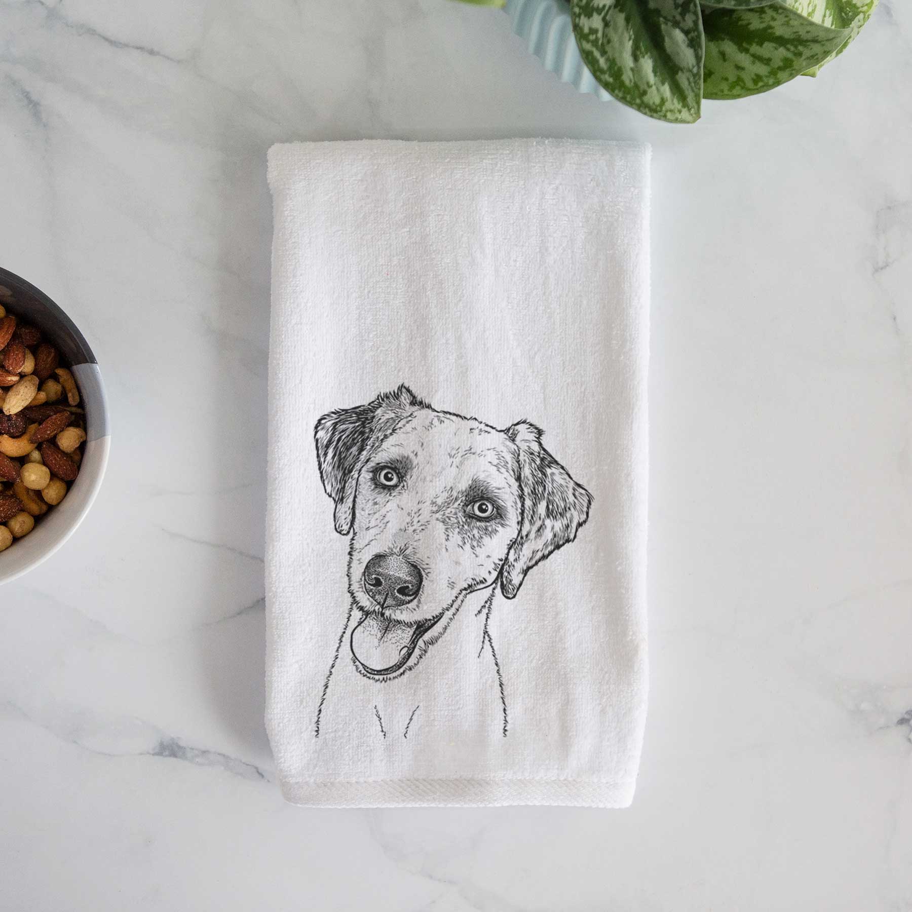 Palm Palm the Aussiedoodle Decorative Hand Towel