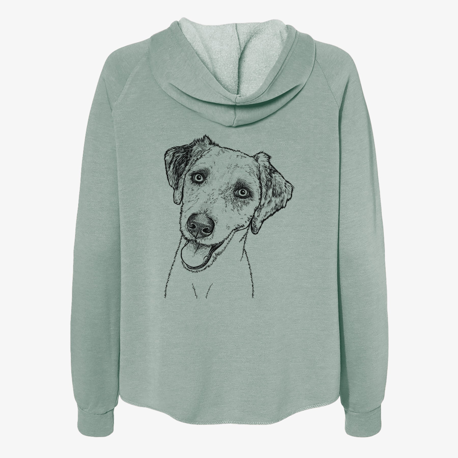 Palm Palm the Aussiedoodle - Women's Cali Wave Zip-Up Sweatshirt