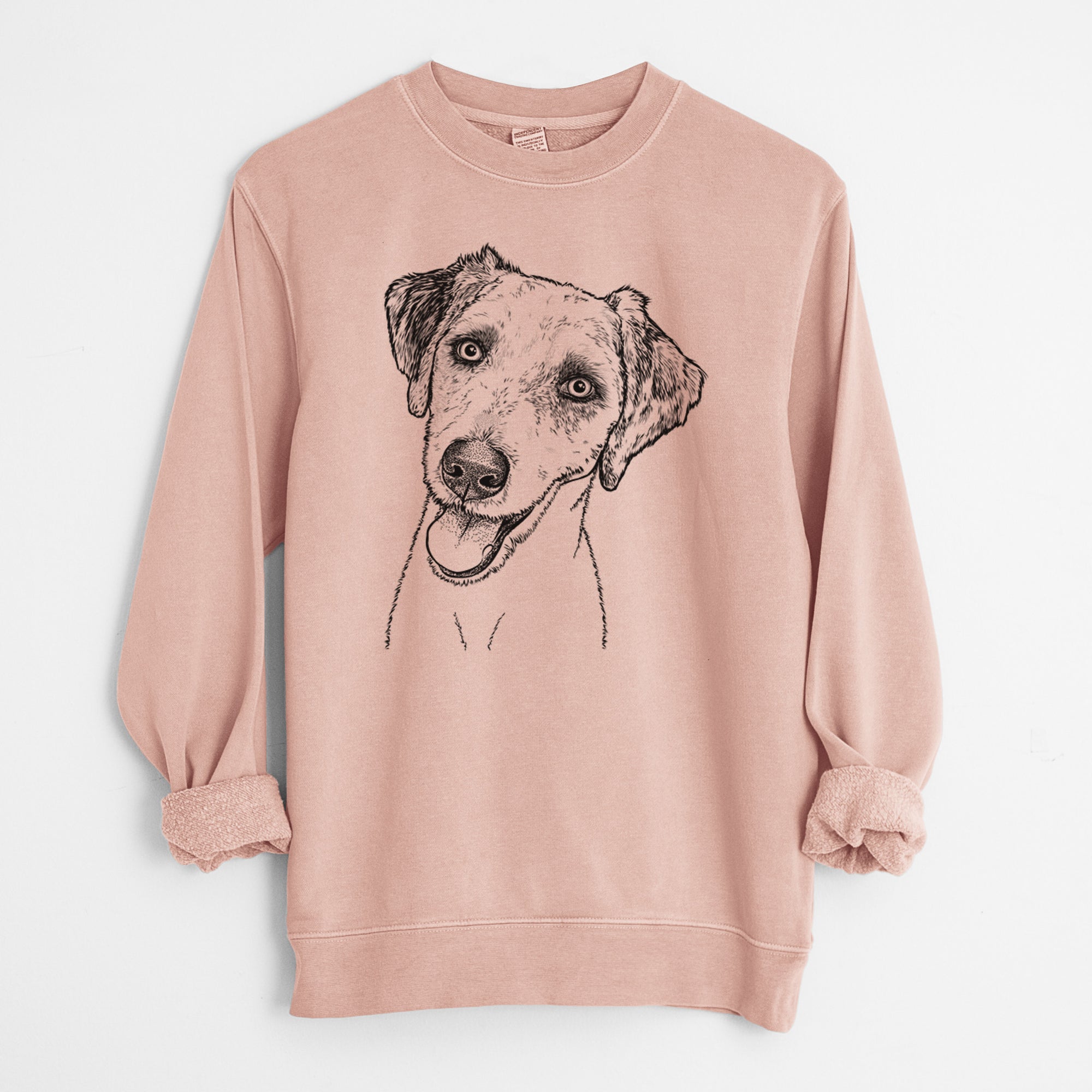 Bare Palm Palm the Aussiedoodle - Unisex Pigment Dyed Crew Sweatshirt