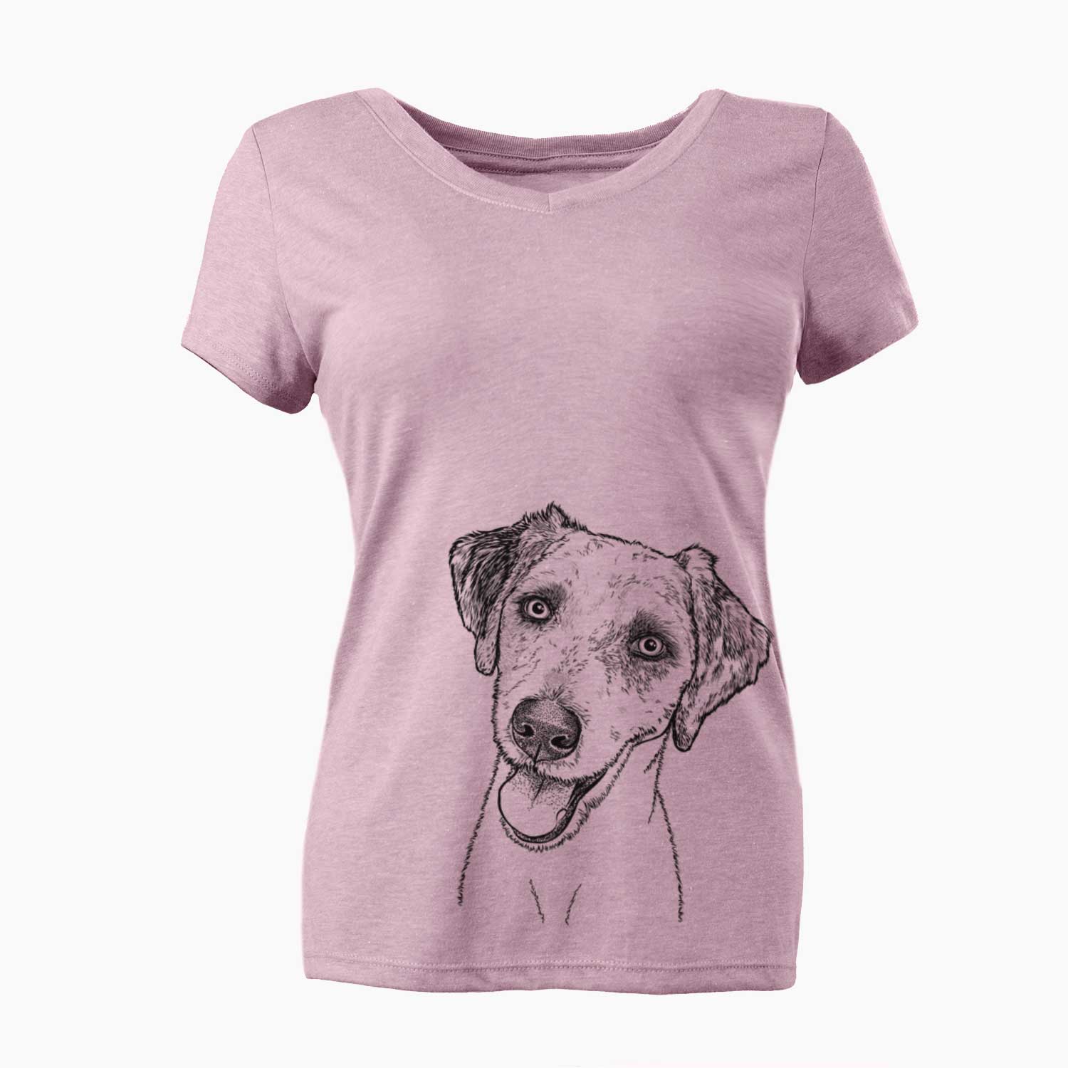 Bare Palm Palm the Aussiedoodle - Women's V-neck Shirt