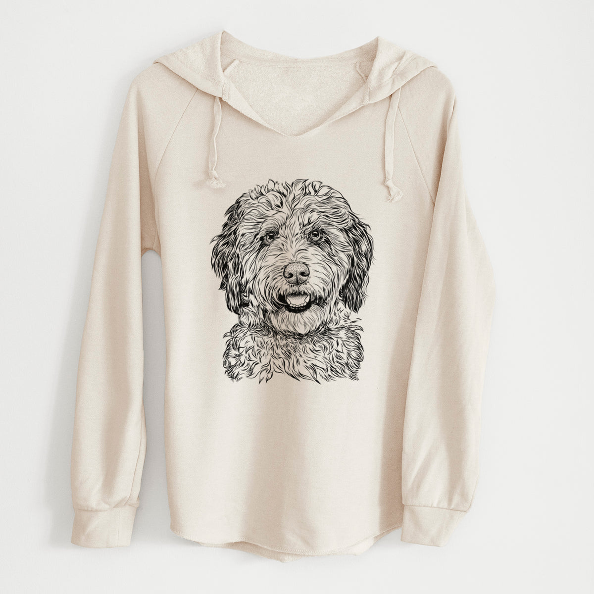 Bare Palmer the Aussiedoodle - Cali Wave Hooded Sweatshirt