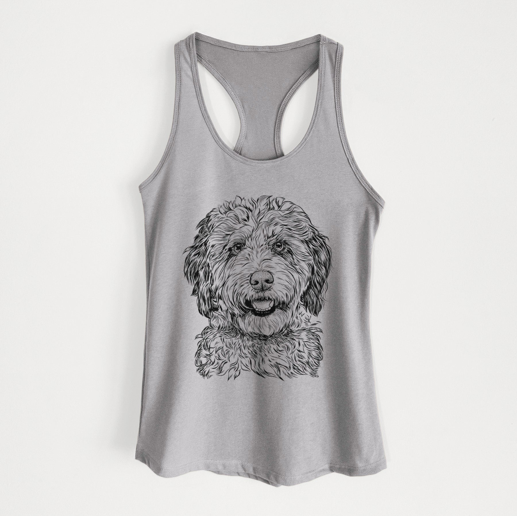 Palmer the Aussiedoodle - Women's Racerback Tanktop