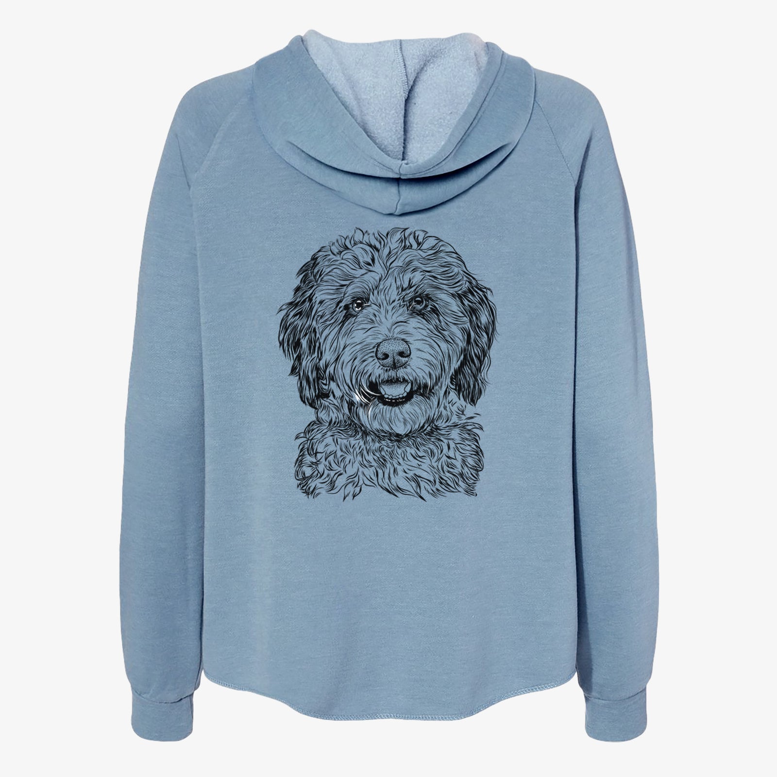 Palmer the Aussiedoodle - Women's Cali Wave Zip-Up Sweatshirt