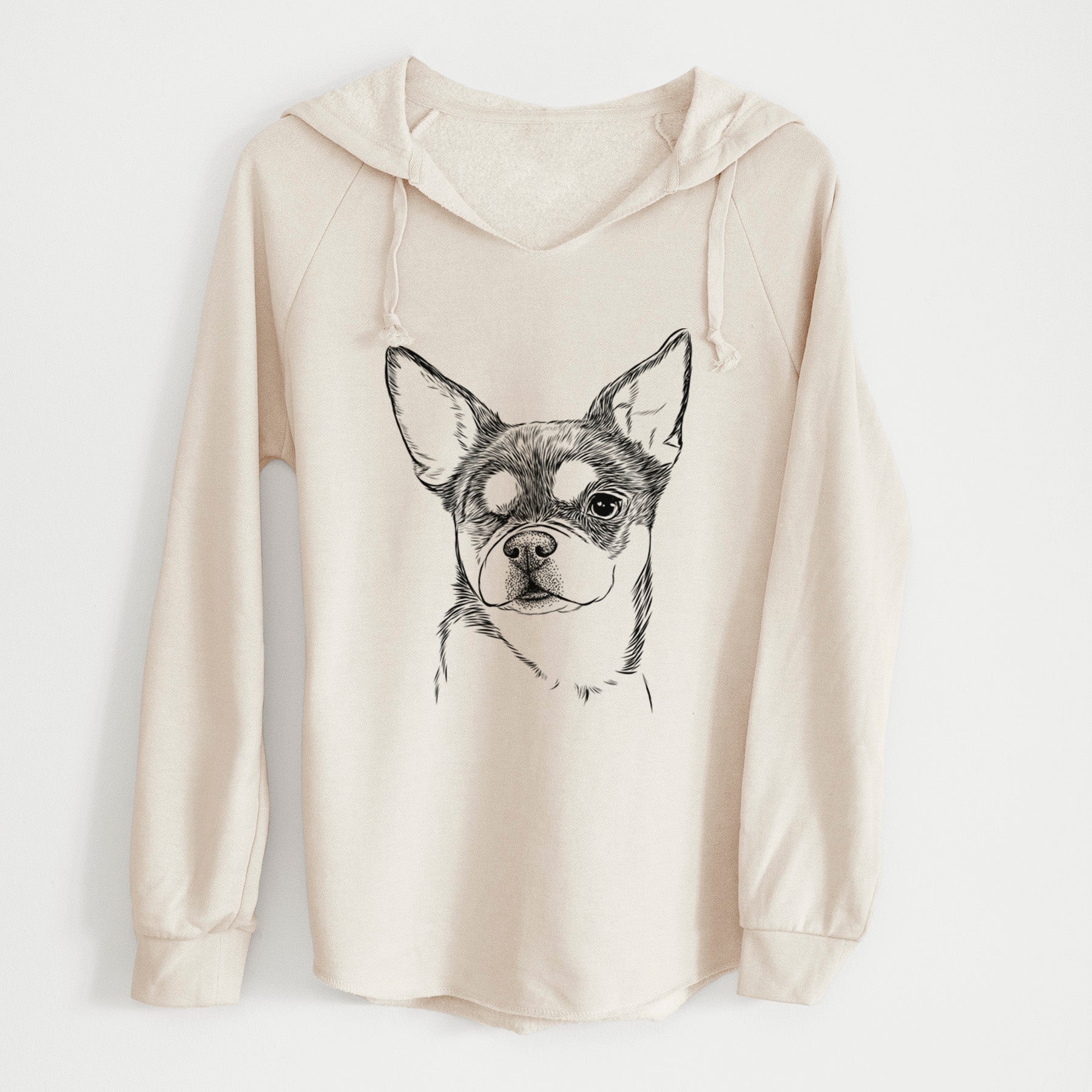 Bare Paris the Chihuahua - Cali Wave Hooded Sweatshirt