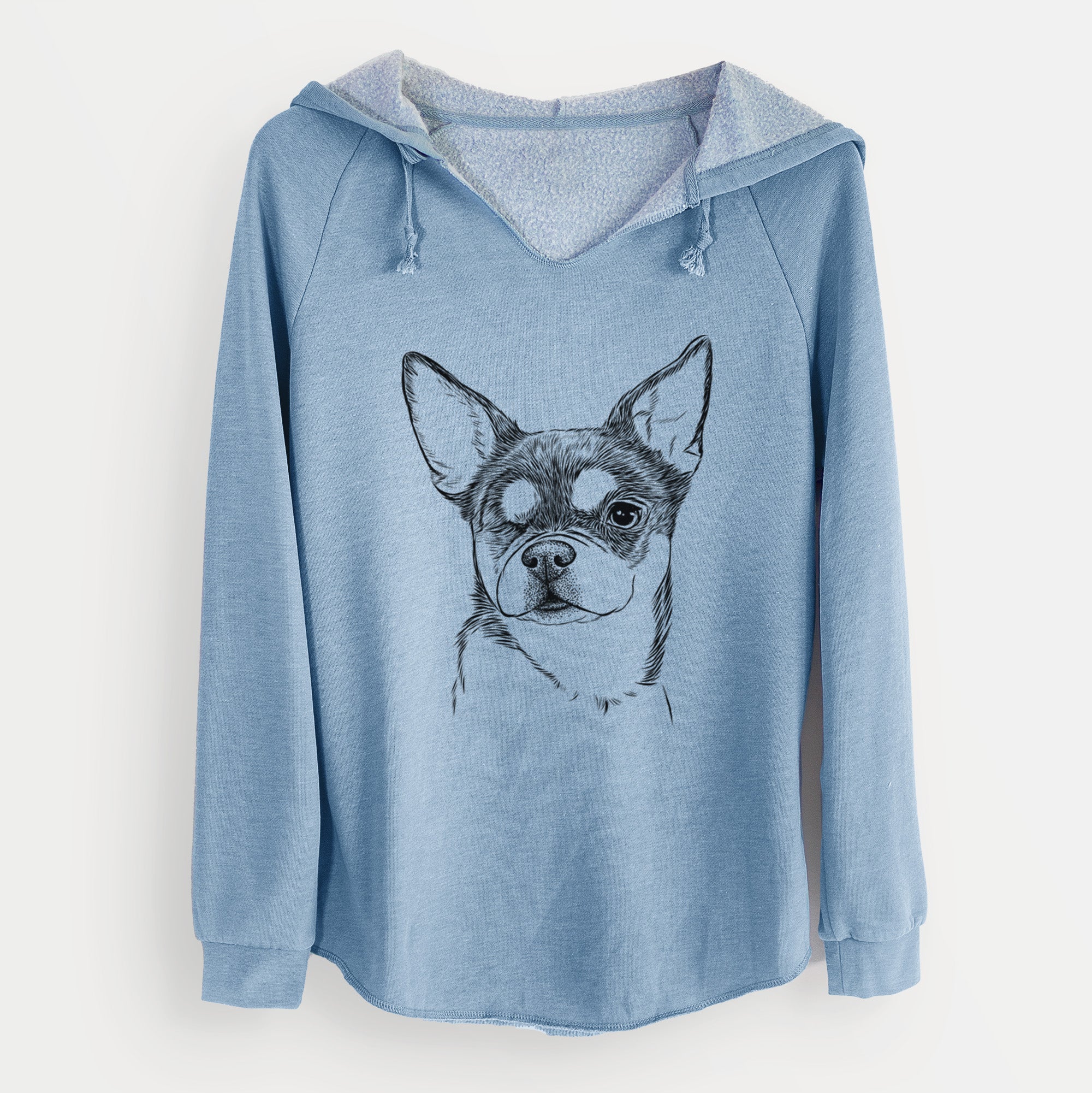 Bare Paris the Chihuahua - Cali Wave Hooded Sweatshirt