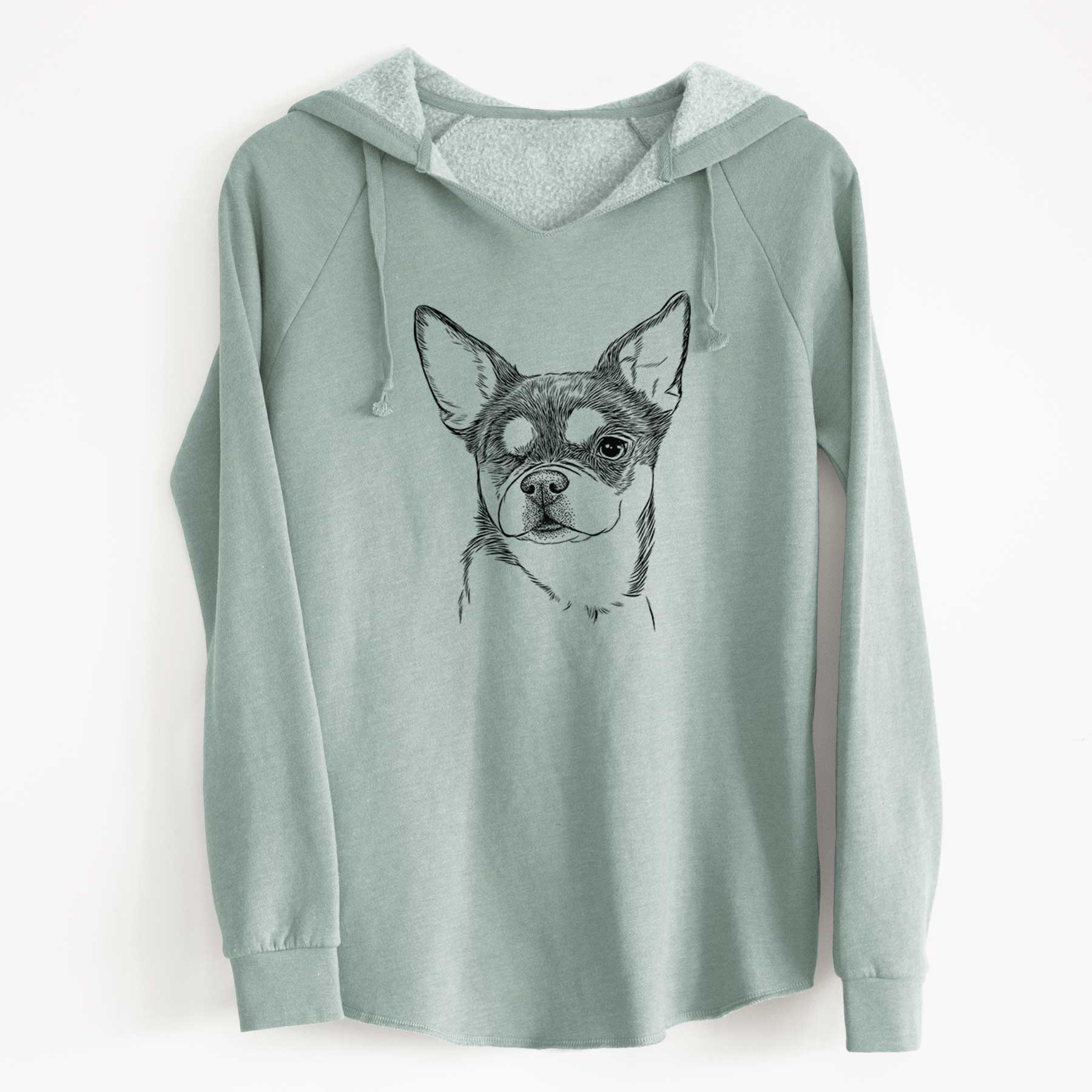 Bare Paris the Chihuahua - Cali Wave Hooded Sweatshirt