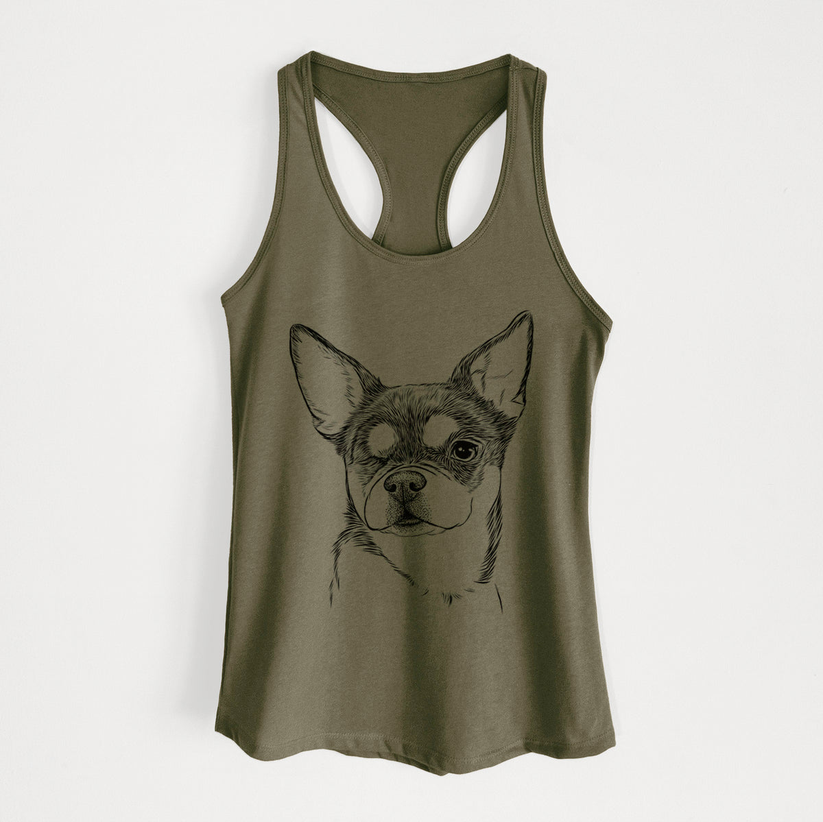 Paris the Chihuahua - Women's Racerback Tanktop
