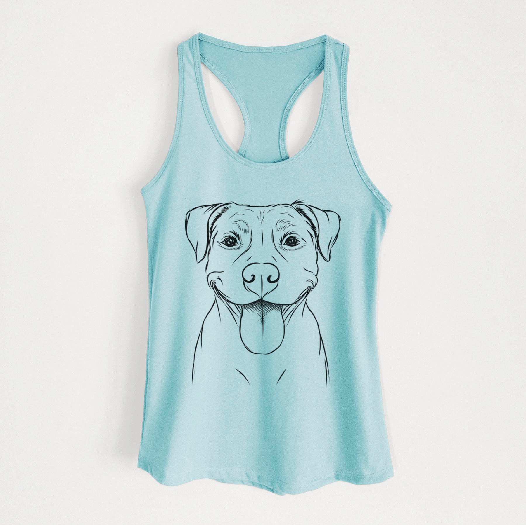 Parker the Pitbull - Women's Racerback Tanktop