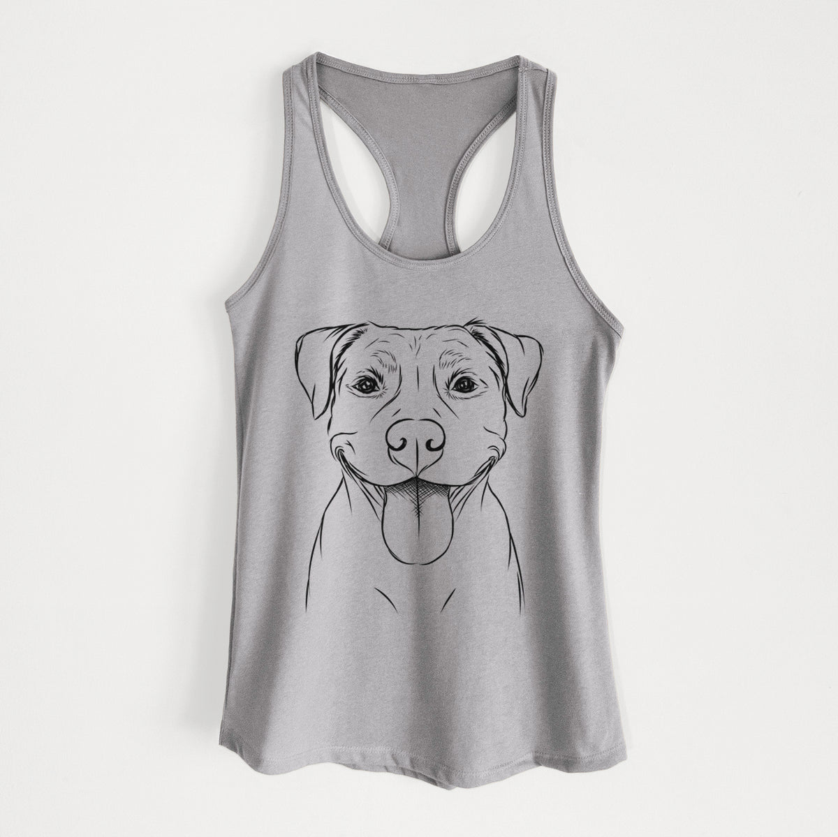 Parker the Pitbull - Women&#39;s Racerback Tanktop