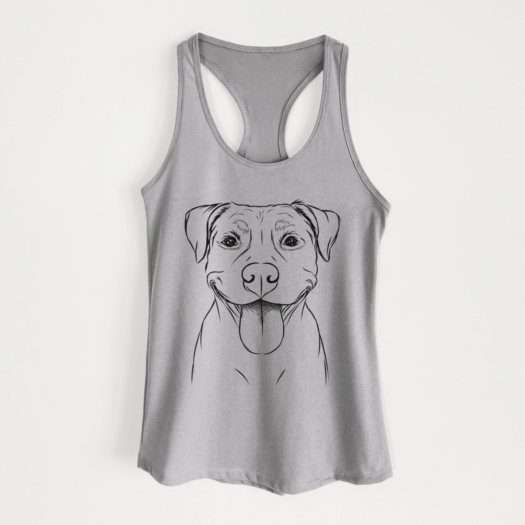 Parker the Pitbull - Women's Racerback Tanktop