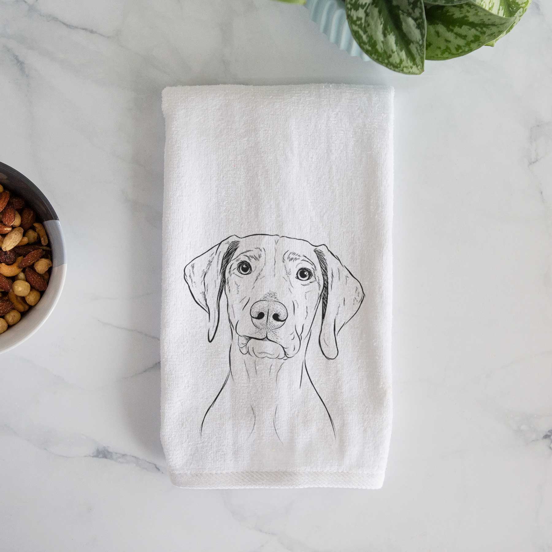 Pawley the Vizsla Decorative Hand Towel