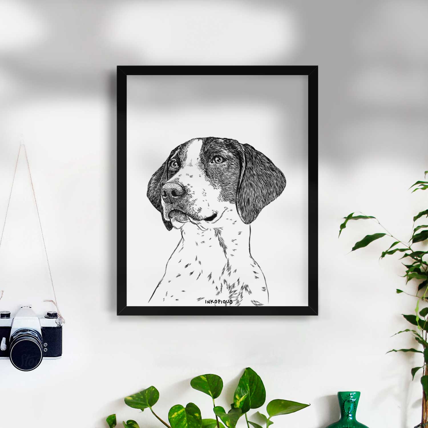 Payton the Mixed Breed Art Print