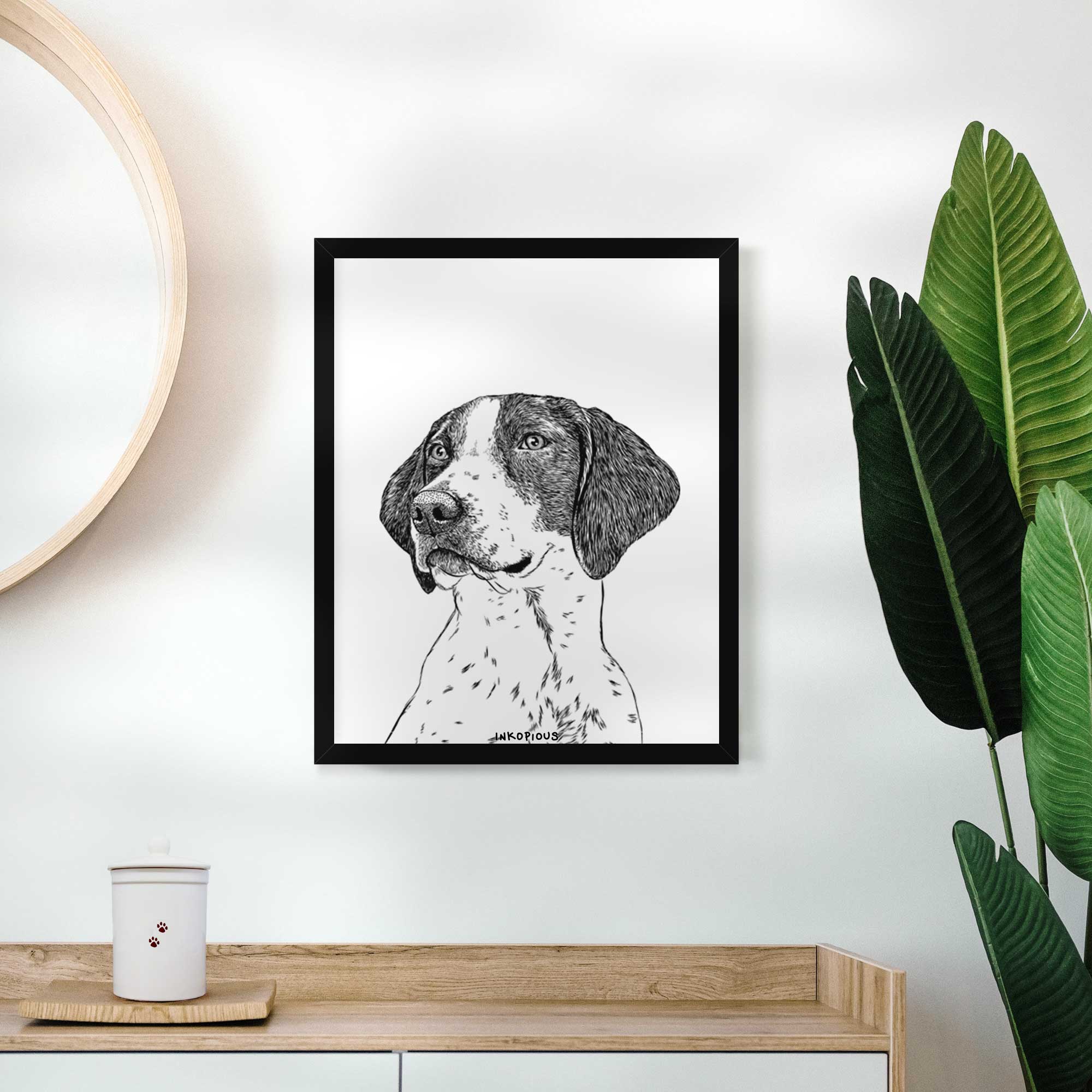 Payton the Mixed Breed Art Print