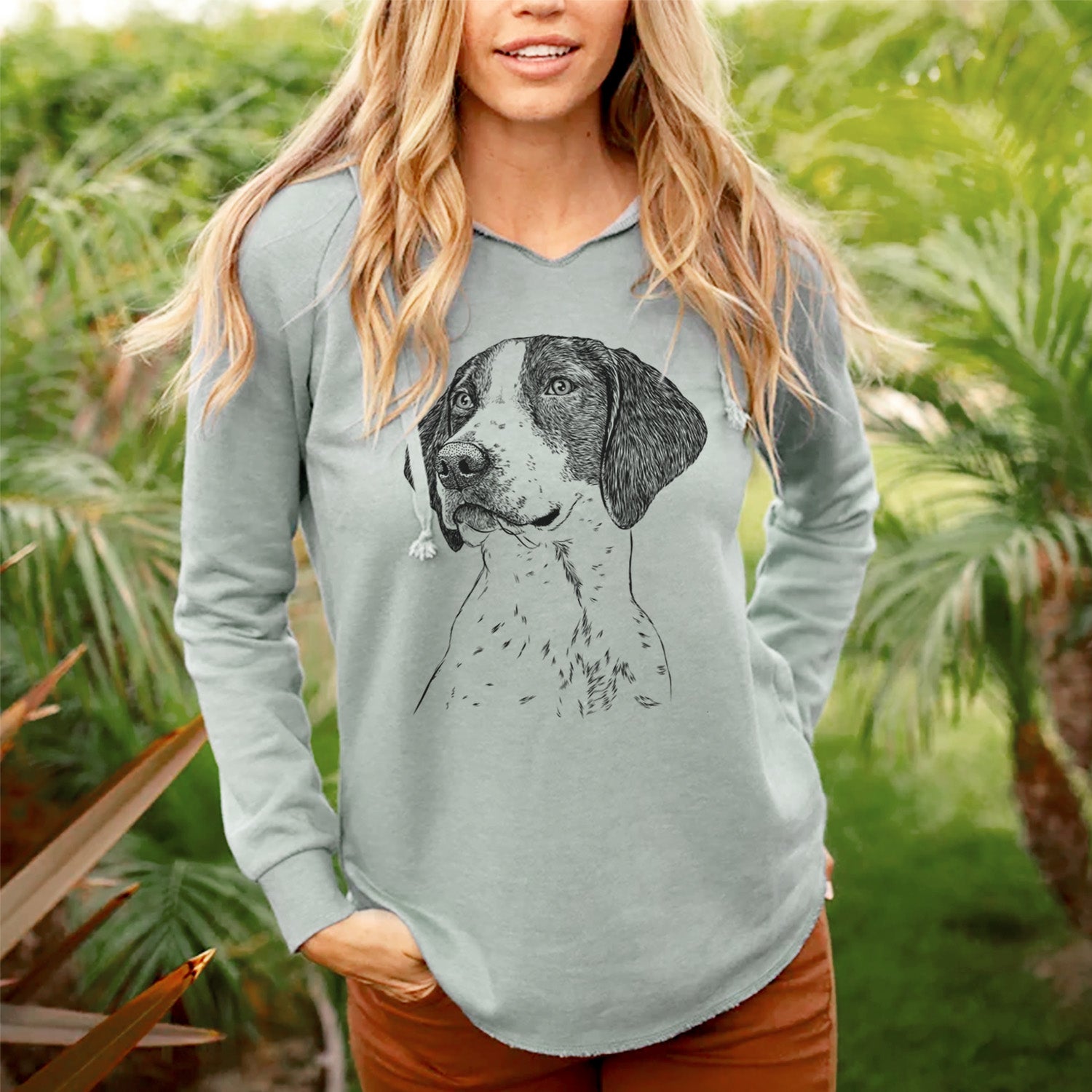 Bare Payton the Mixed Breed - Cali Wave Hooded Sweatshirt