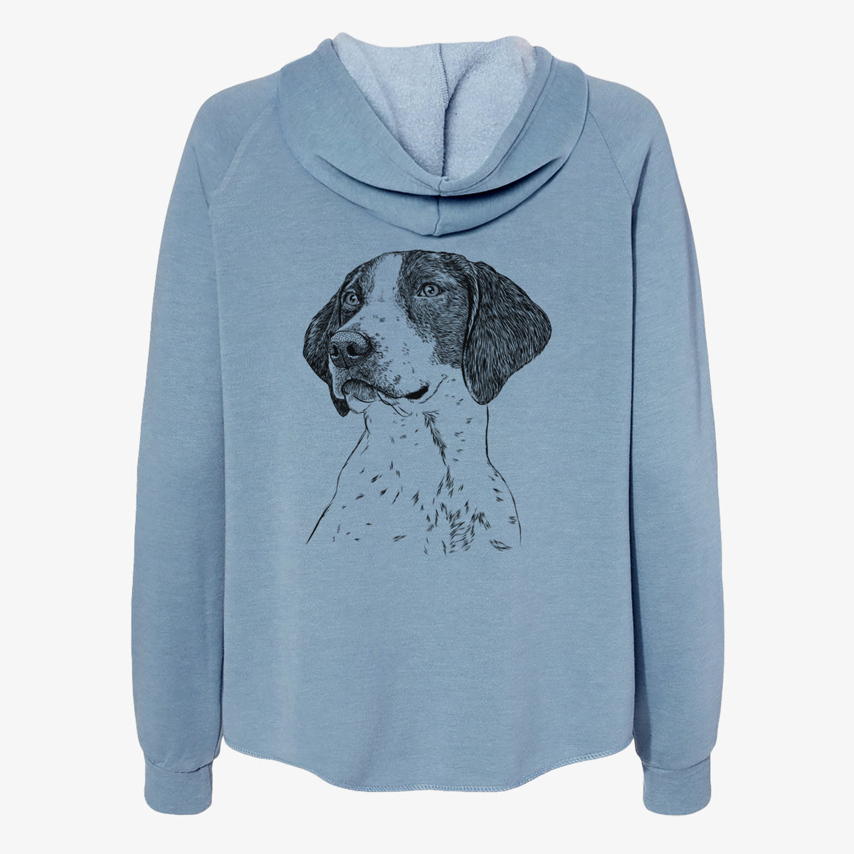 Payton the Mixed Breed - Women's Cali Wave Zip-Up Sweatshirt