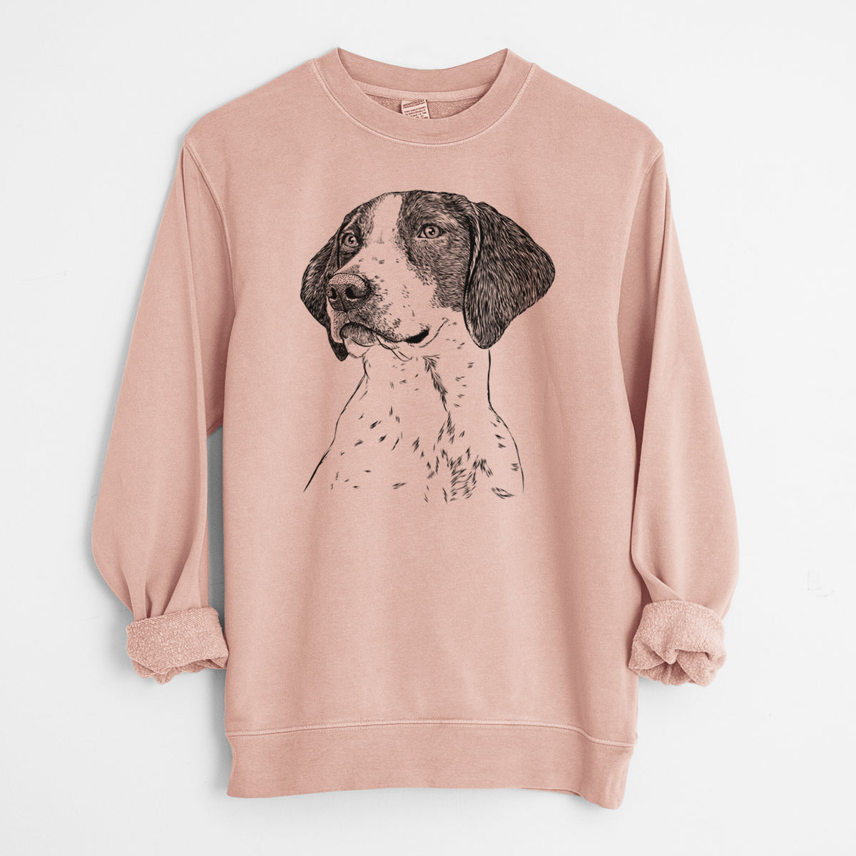 Bare Payton the Mixed Breed - Unisex Pigment Dyed Crew Sweatshirt