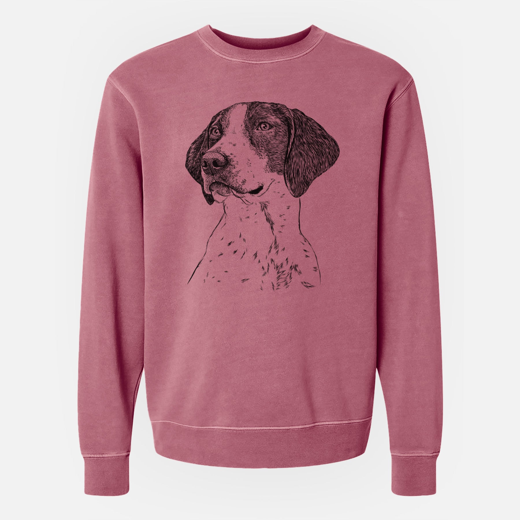 Bare Payton the Mixed Breed - Unisex Pigment Dyed Crew Sweatshirt