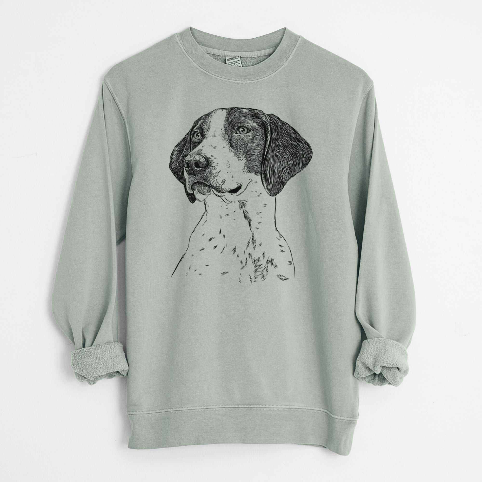 Bare Payton the Mixed Breed - Unisex Pigment Dyed Crew Sweatshirt