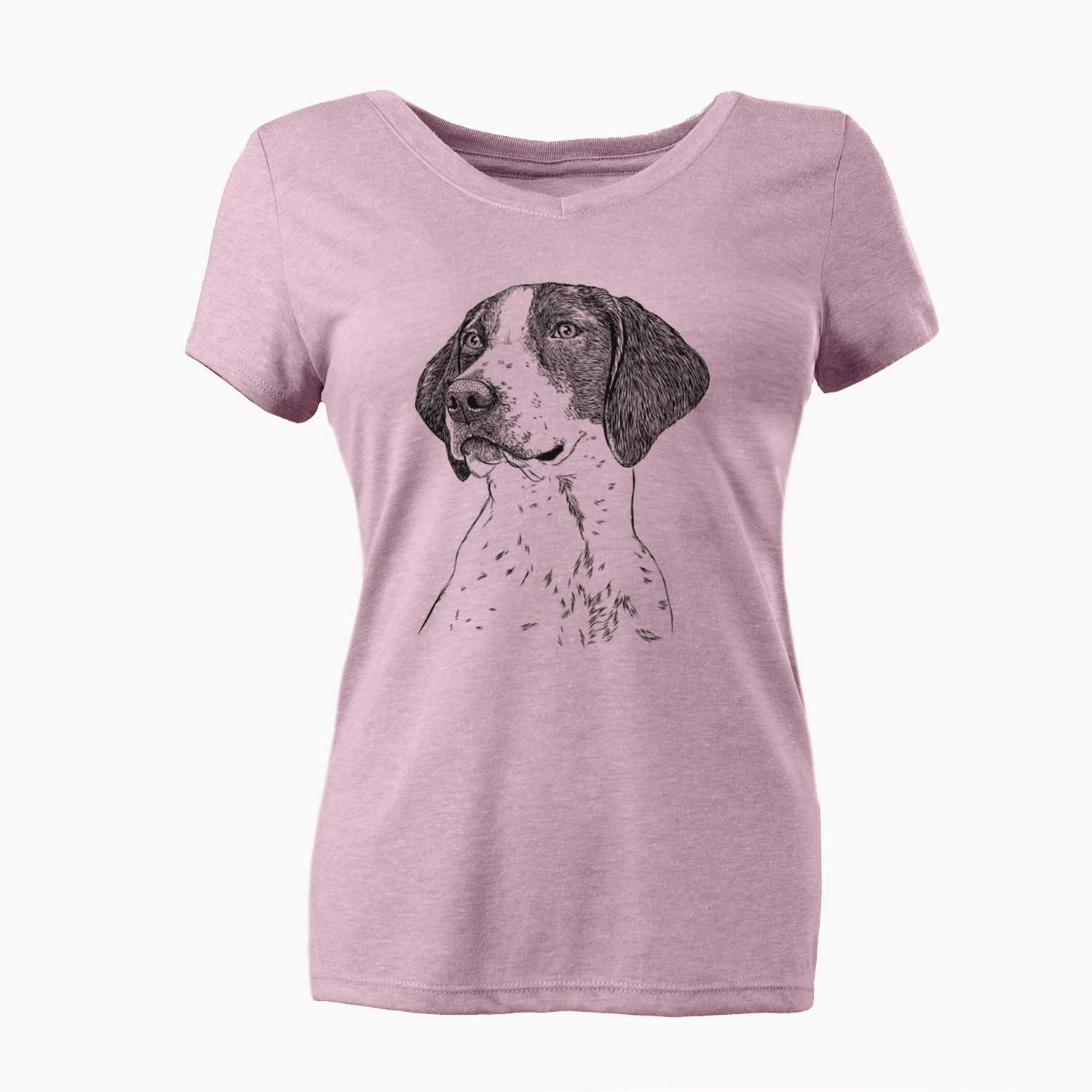 Bare Payton the Mixed Breed - Women's V-neck Shirt