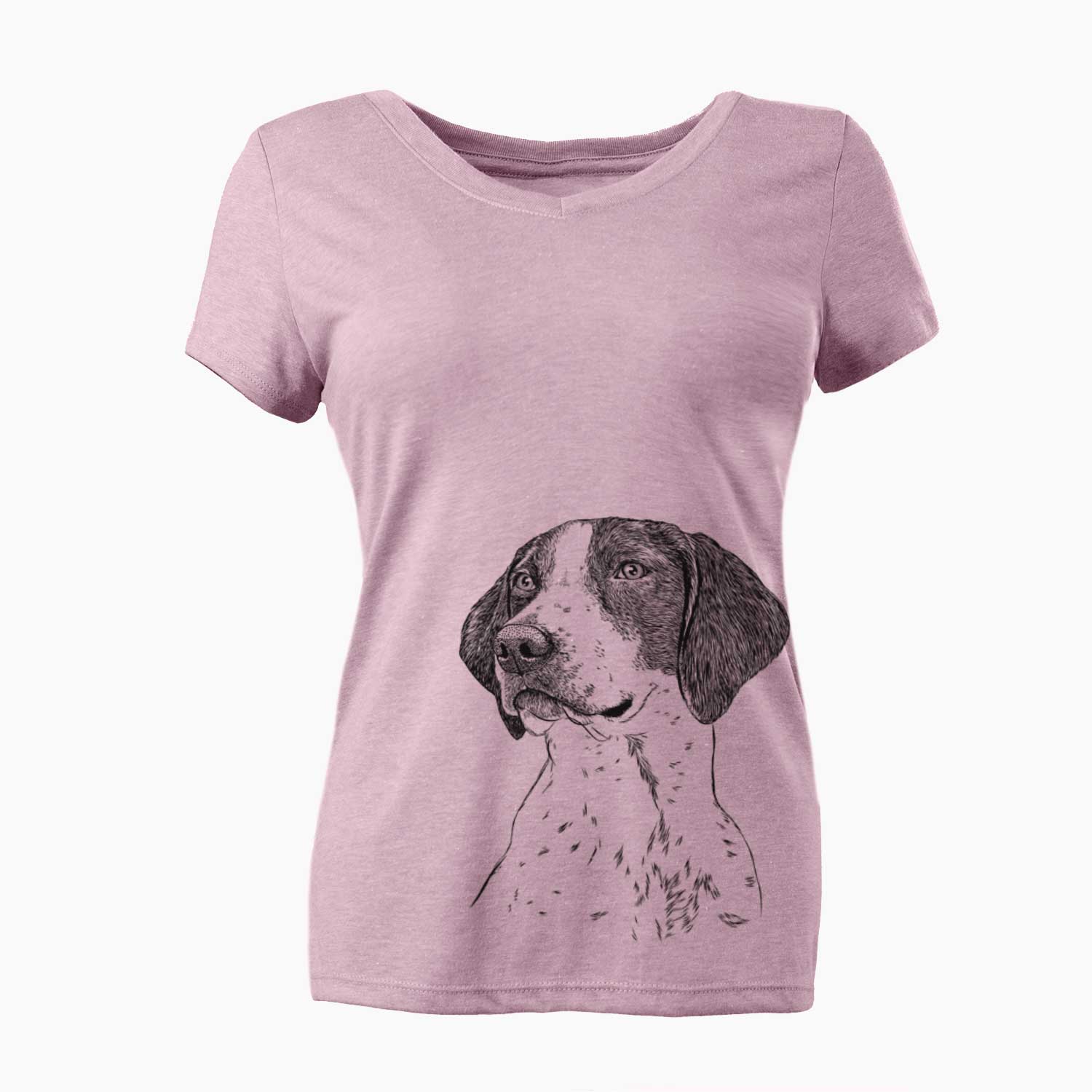 Bare Payton the Mixed Breed - Women's V-neck Shirt