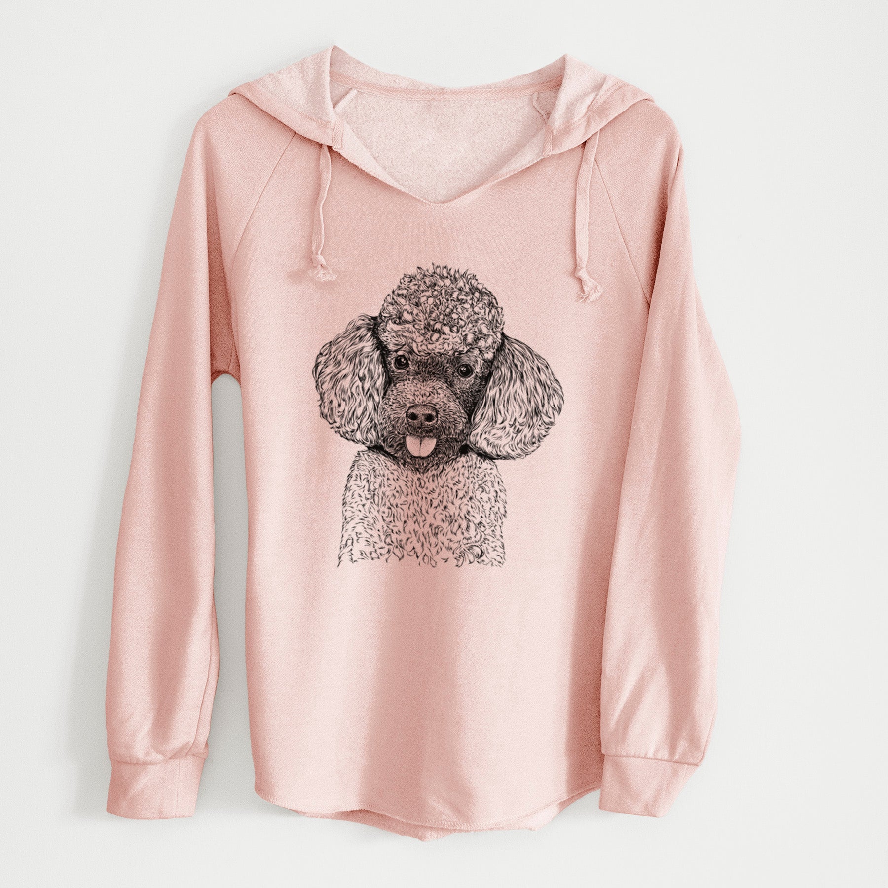 Bare George the Toy Poodle - Cali Wave Hooded Sweatshirt