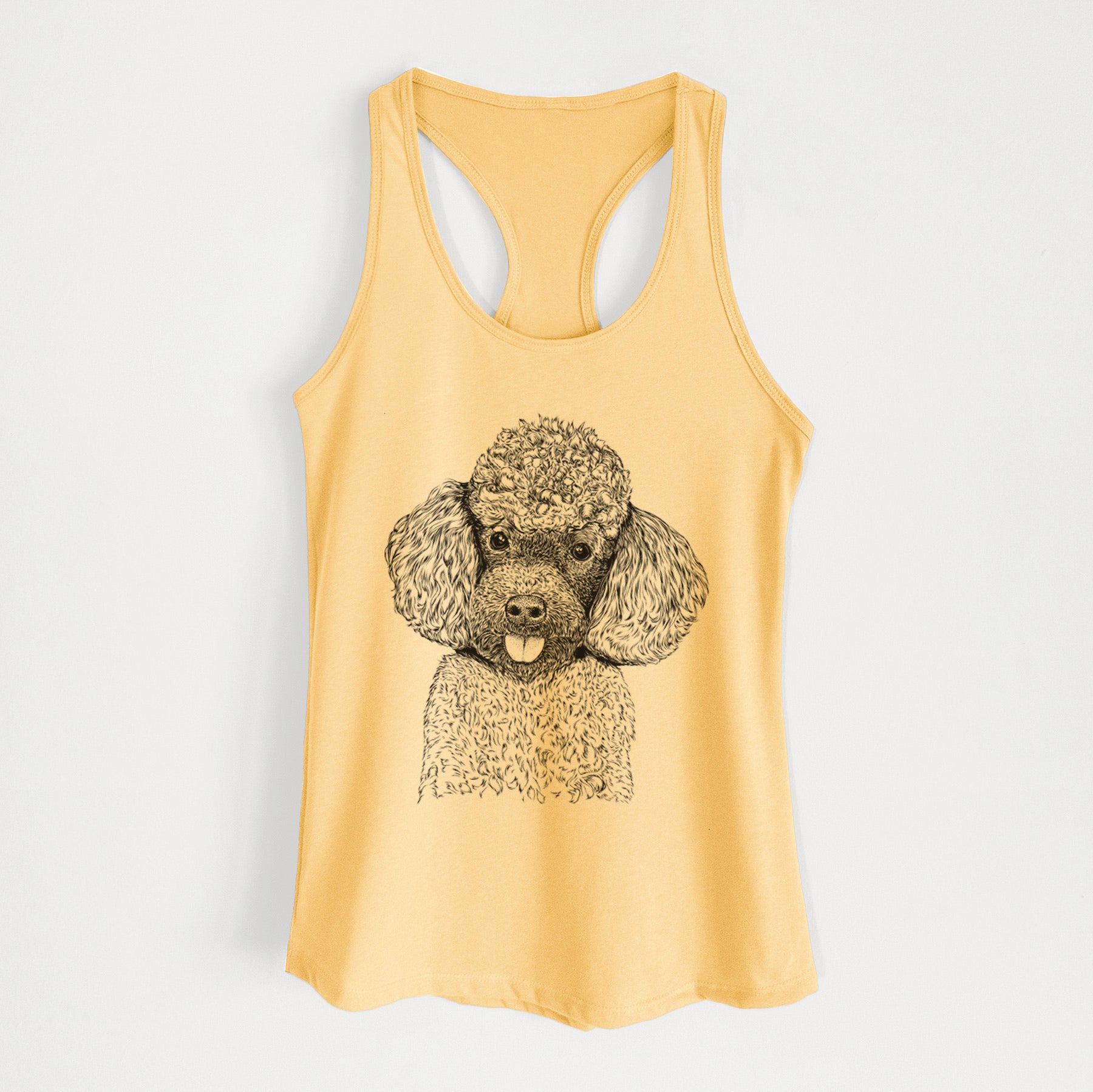 George the Toy Poodle - Women's Racerback Tanktop