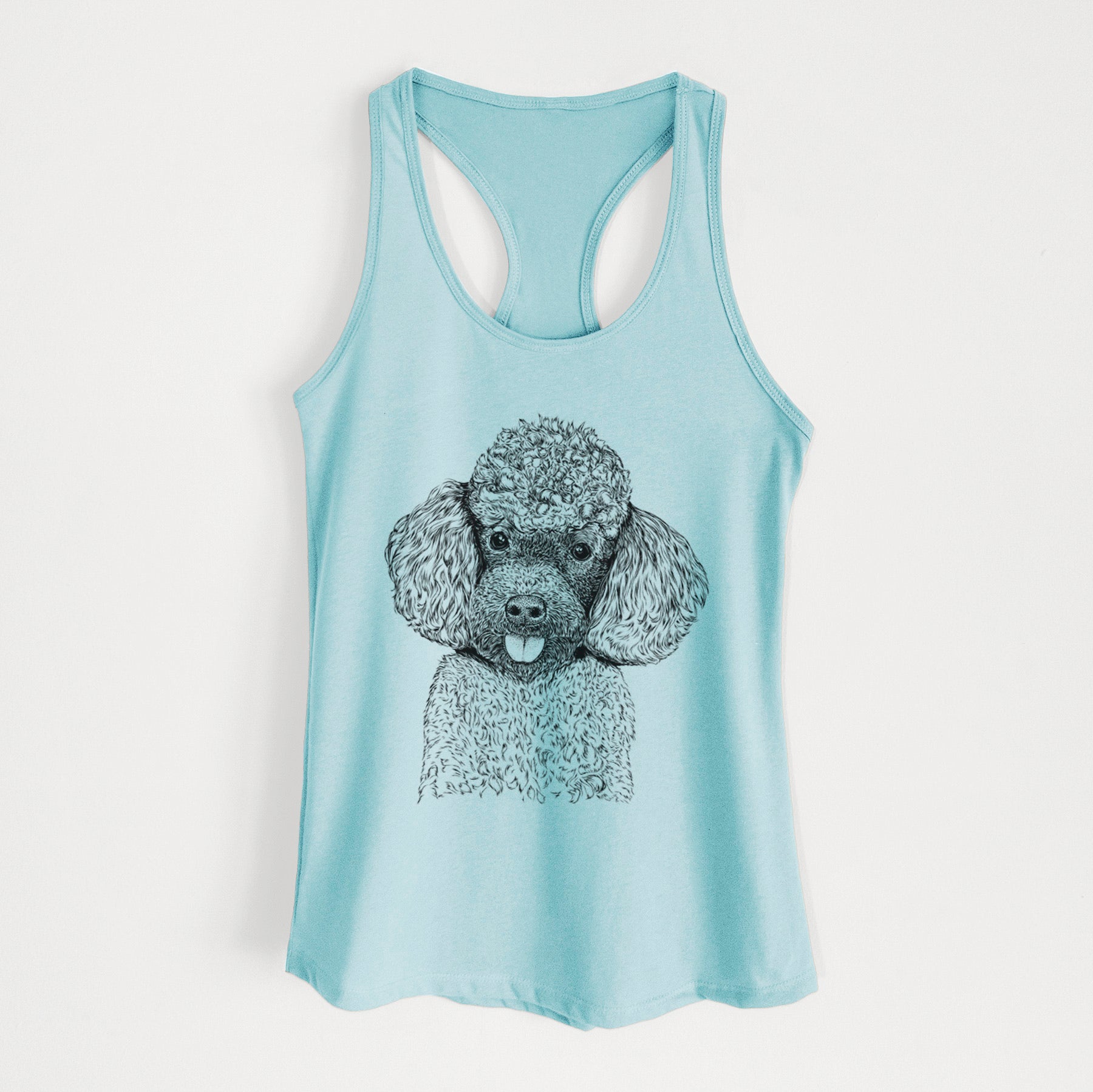 George the Toy Poodle - Women's Racerback Tanktop