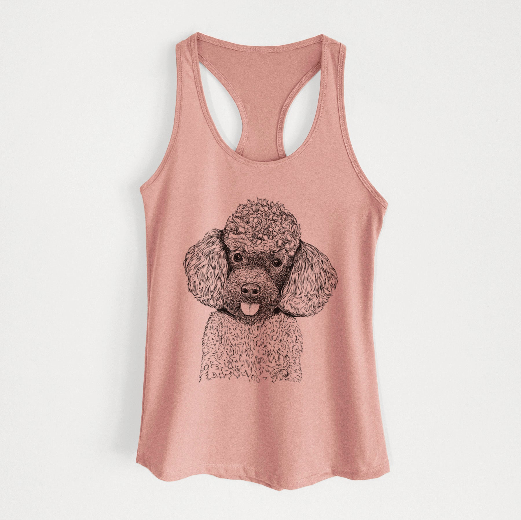 George the Toy Poodle - Women's Racerback Tanktop