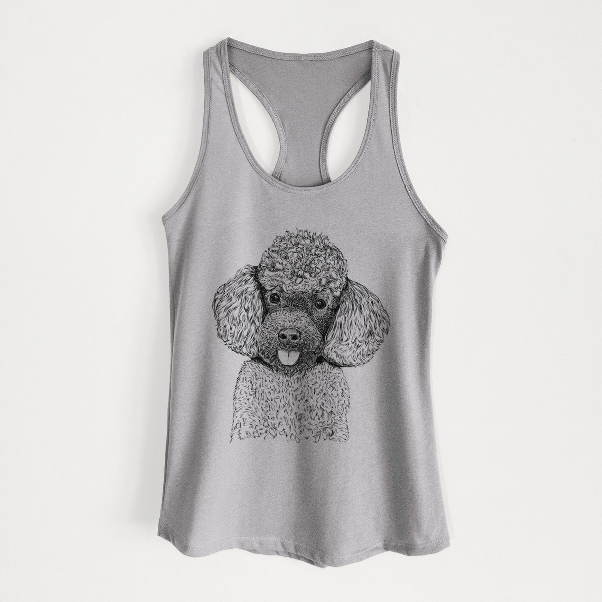 George the Toy Poodle - Women&#39;s Racerback Tanktop