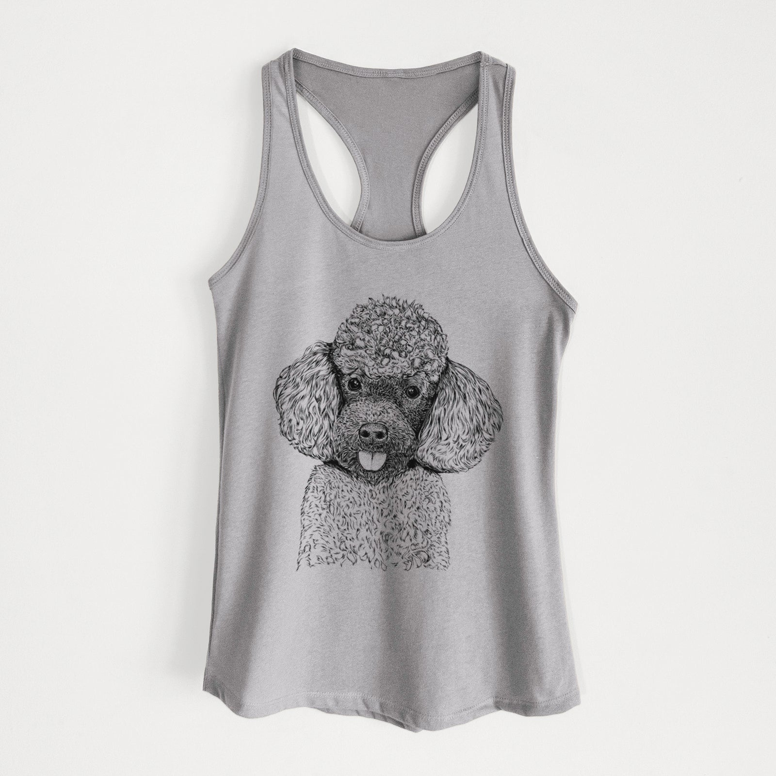 George the Toy Poodle - Women's Racerback Tanktop