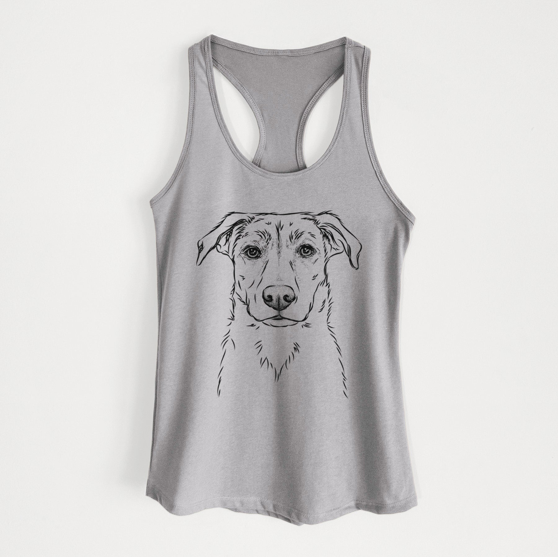 Peanut the Lab Mix - Women's Racerback Tanktop