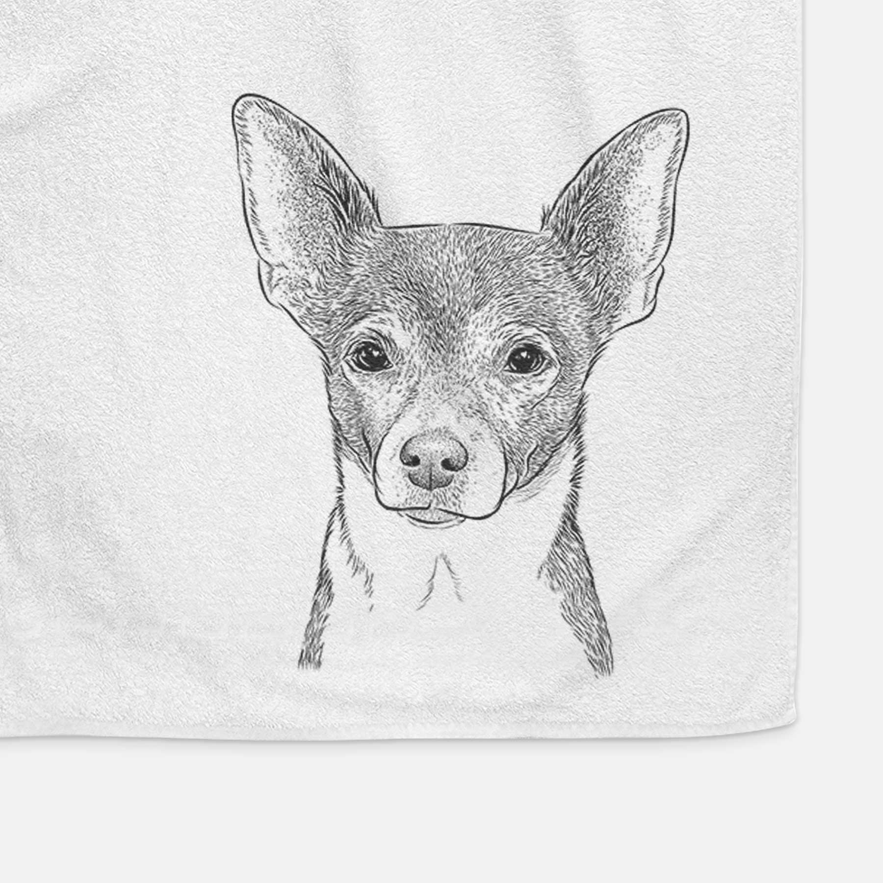 Peanut the Chihuahua Decorative Hand Towel